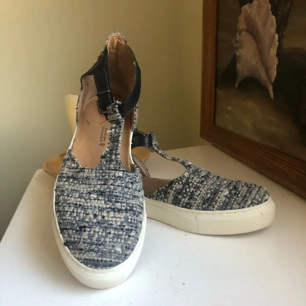 Anthropologie Tweed Mary Jane Sneakers - Picture 10 of 10